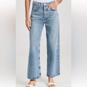 Agolde Ren High Rise Wide Leg Jeans Size 28, Disclosure Wash